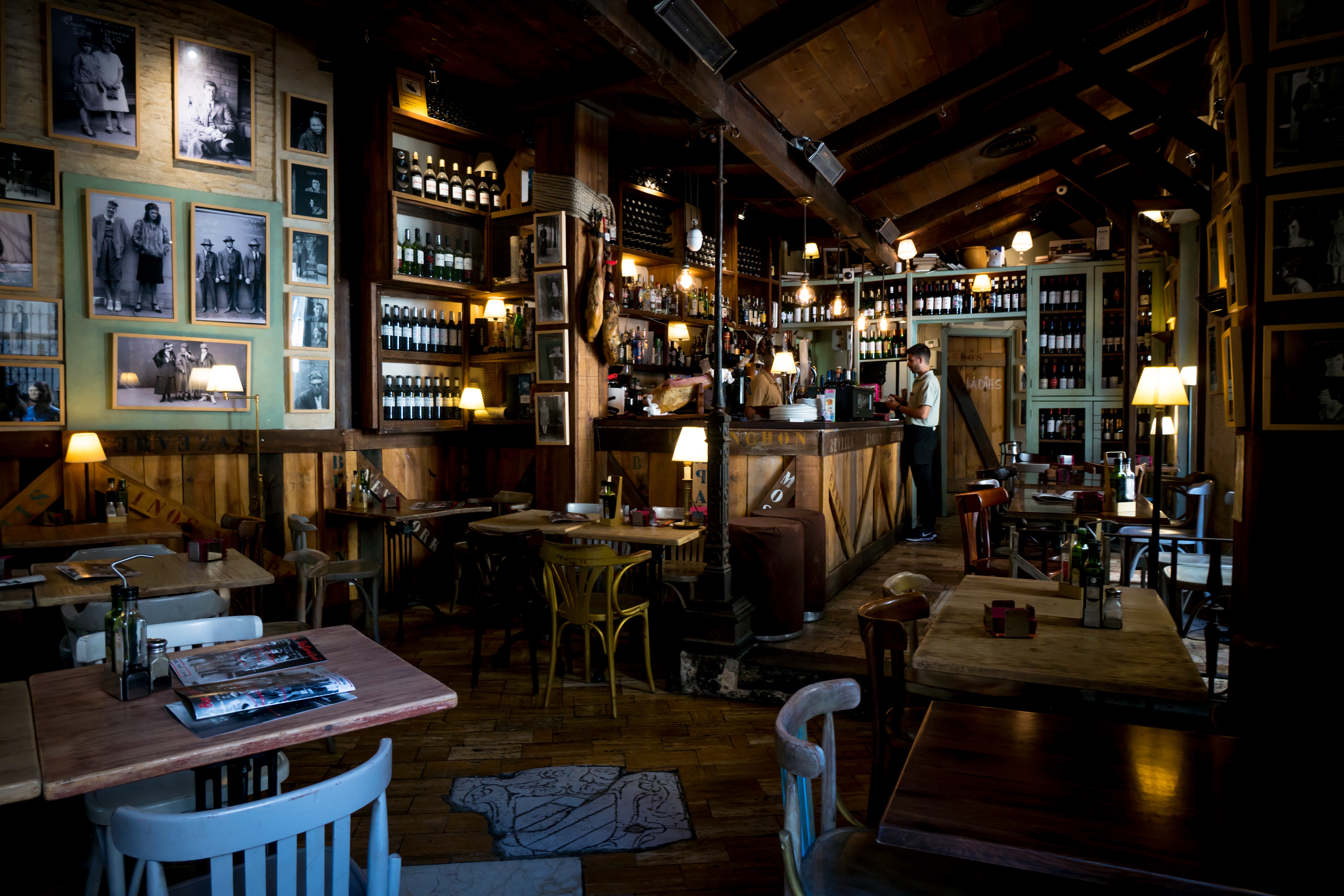 A tapas bar in Seville.